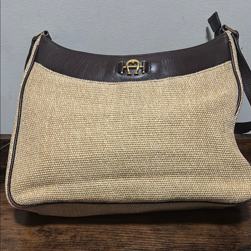 Elegant Brown and Tan Women's Bag